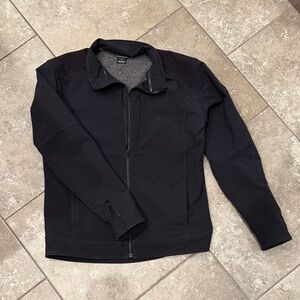 KUHL Size Large Men's Classic Black Lightweight Weatherproof Shell Jacket